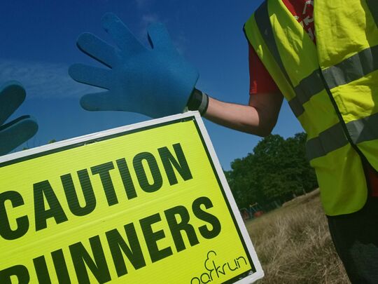 Lending a hand at junior parkrun