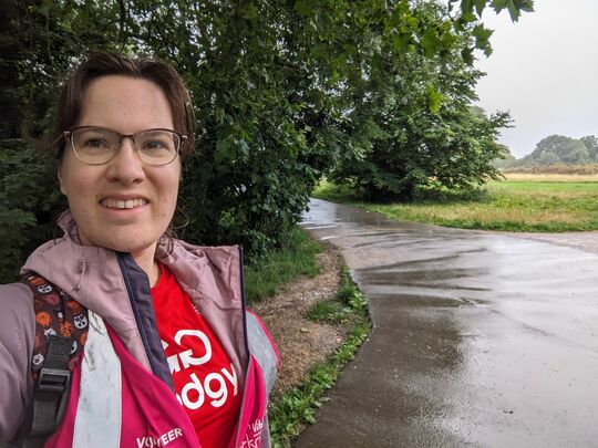 Marshalling in the rain