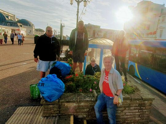 Really digging the seaside vibes in Worthing tonight! 