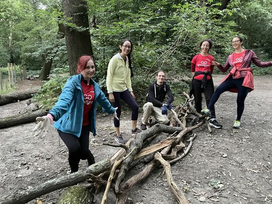 Goodgym Barnet Hobby to help Highgate Woods.