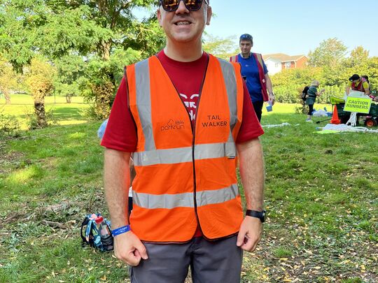 Litter Picking and Tail Walking at Holbrooks Parkrun.