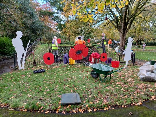 Remembrance Sunday cleanup