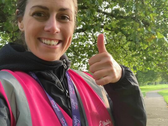 Getting our skates on at Holbrooks Parkrun