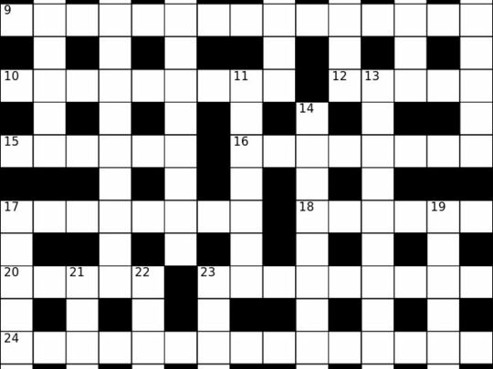 Cajoling ourselves into another crossword