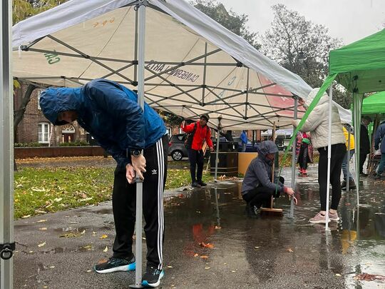 The Community Christmas Fair must go on 🌧️