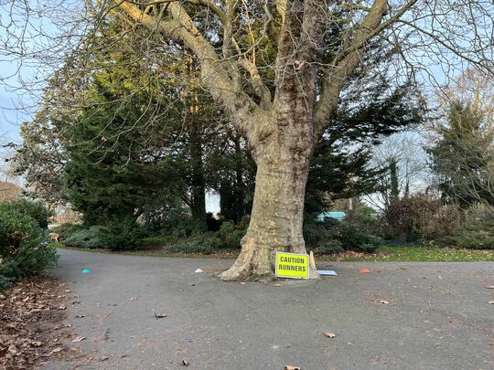 A little post-parkrun tidy up!