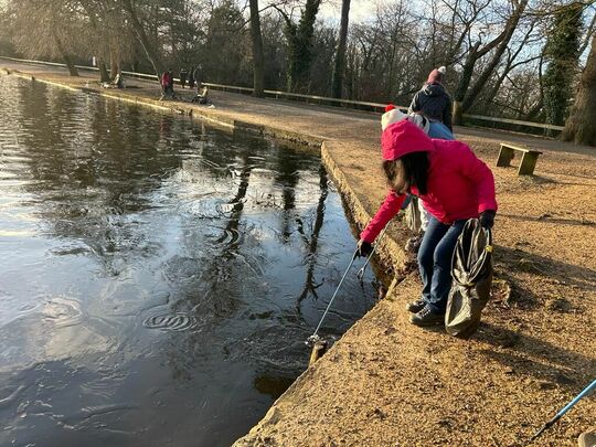 A walk in the park and not a ‘lotta’ litter