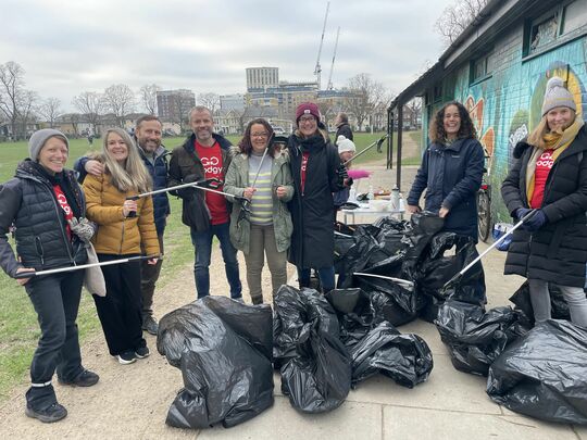 Get fitter picking litter 