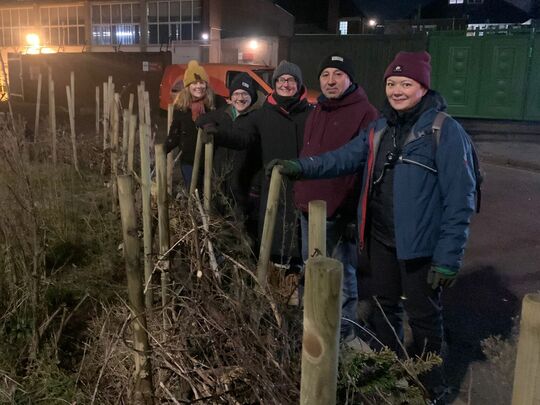 Dead hedging a bed