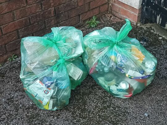 Litter picking in Llanishen 