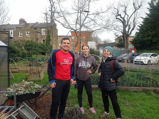 Ground breaking start at Limes Walk Community Garden