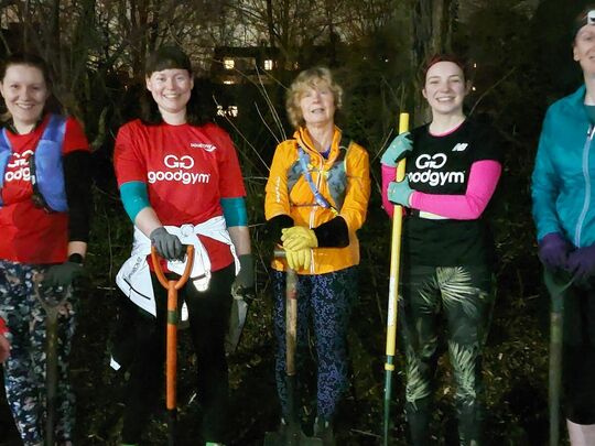 Mulching by Moonlight!