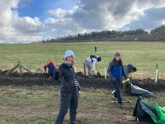 Kids Plant Trees and Goodgymmers do too! 