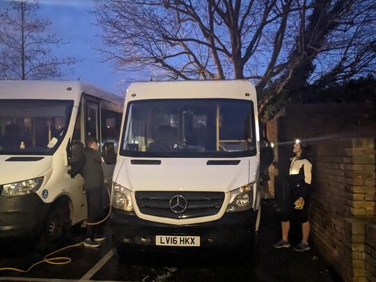 Wheely Clean Buses for Age Uk