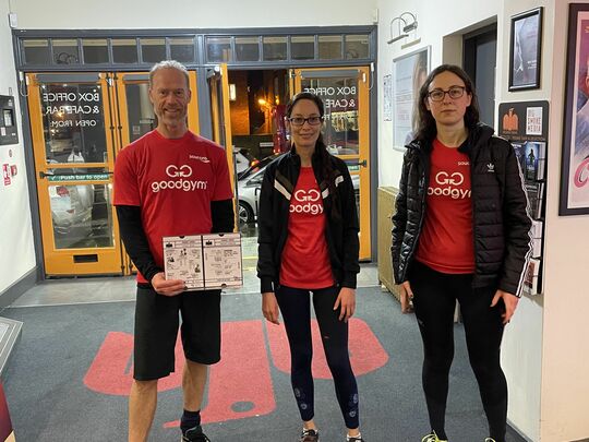 The Phoenix burns bright in the drizzle with GoodGym barnet.