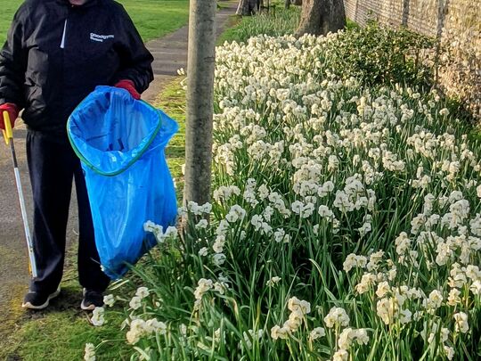 Cleaning up the town one litter pick at a time 