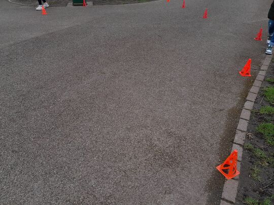 Cardiff Junior parkrun marshalling