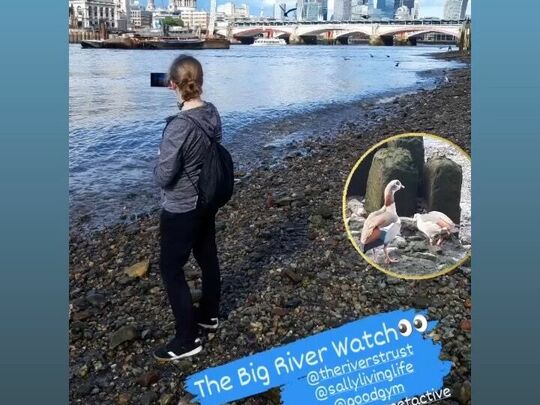 Goodgym Running the river for science! 