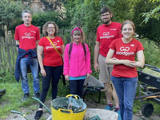 Green gym and the adventures of the wheelbarrow 