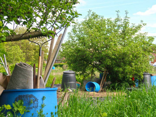 Working at Ragstone Road Allotment 