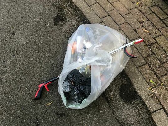 Local Litterpicking with a 'Find Of The Day'