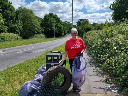 We'll never get "tyred" of litter picking!