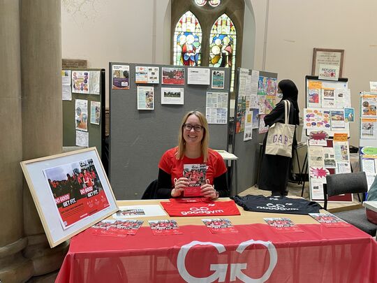 Running the GoodGym stall