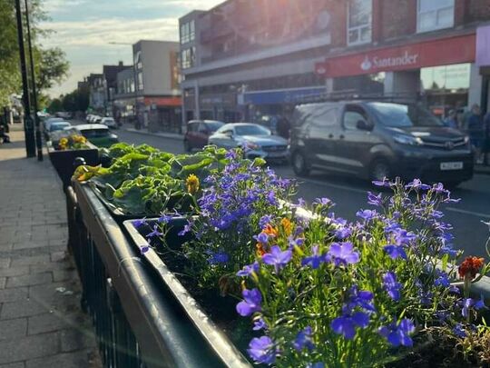 Brightening up Urmston Town centre