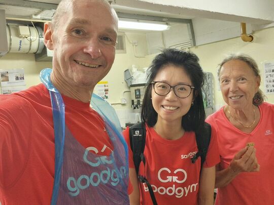 “I’m a fan of keeping it cool.” Fan-tastic goodgymers