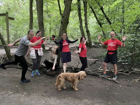 GoodGym Barnet enjoying a lovely hobby