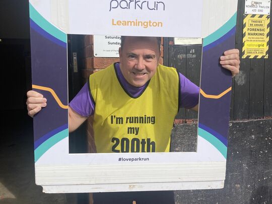 Allan's 200th Parkrun - Newbold Comyn Park