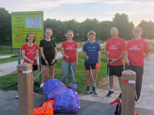 GoodGym Nottingham do Litter Olympic(king)