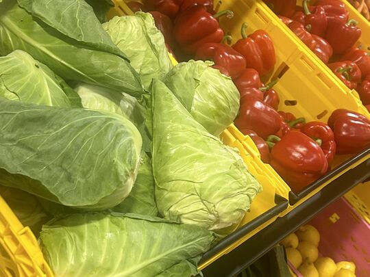 Leeks, cabbages &  Peppers galore!