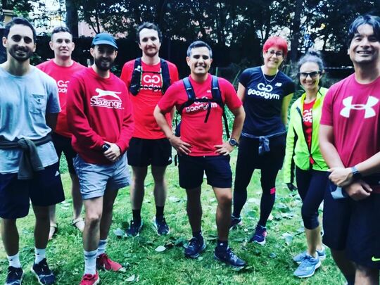 Timber! A gallant GoodGym x Galleywall group session