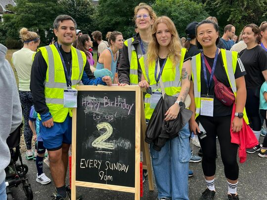 Happy birthday Peckham Rye Juniors parkrun 