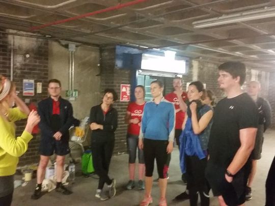 Sweep car park grime - GoodGym never seemed so good