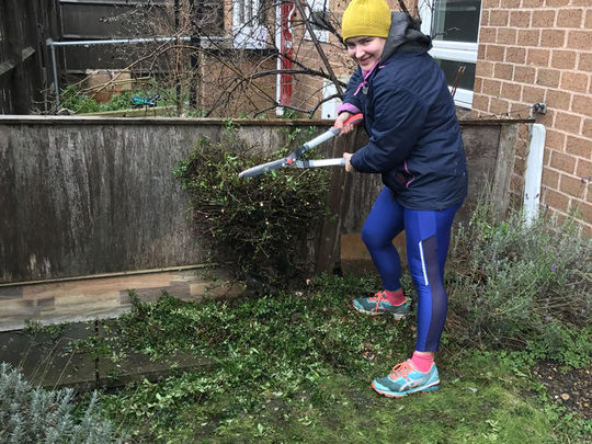 Rainy day weeding