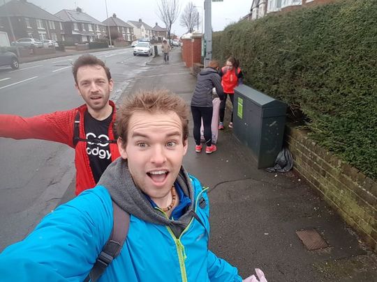 Barry's bin talking about GoodGym 