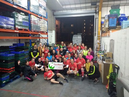 We certainly did our Fareshare of van cleaning tonight!