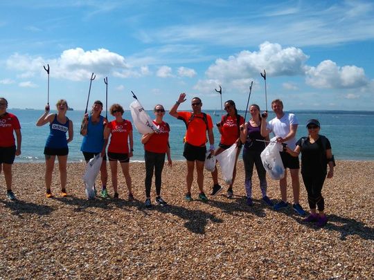 The beach clean was pants....