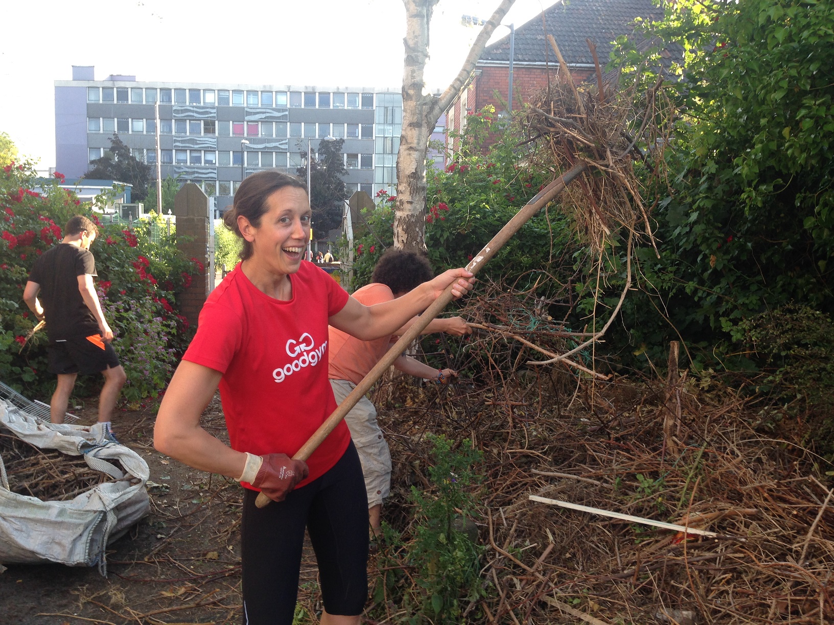 Scything with Jose