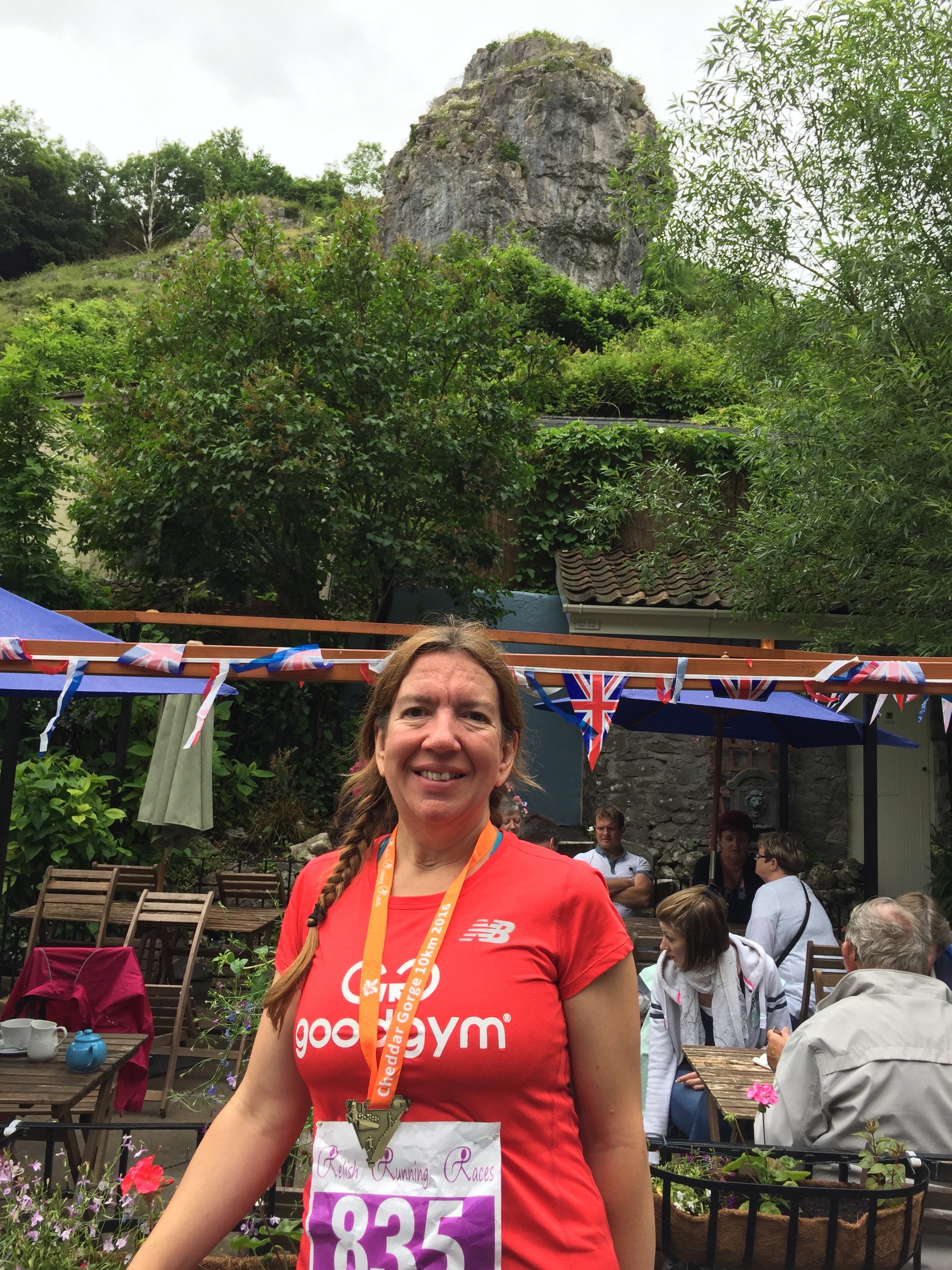 One Bristol GoodGymer gorged out at Cheddar