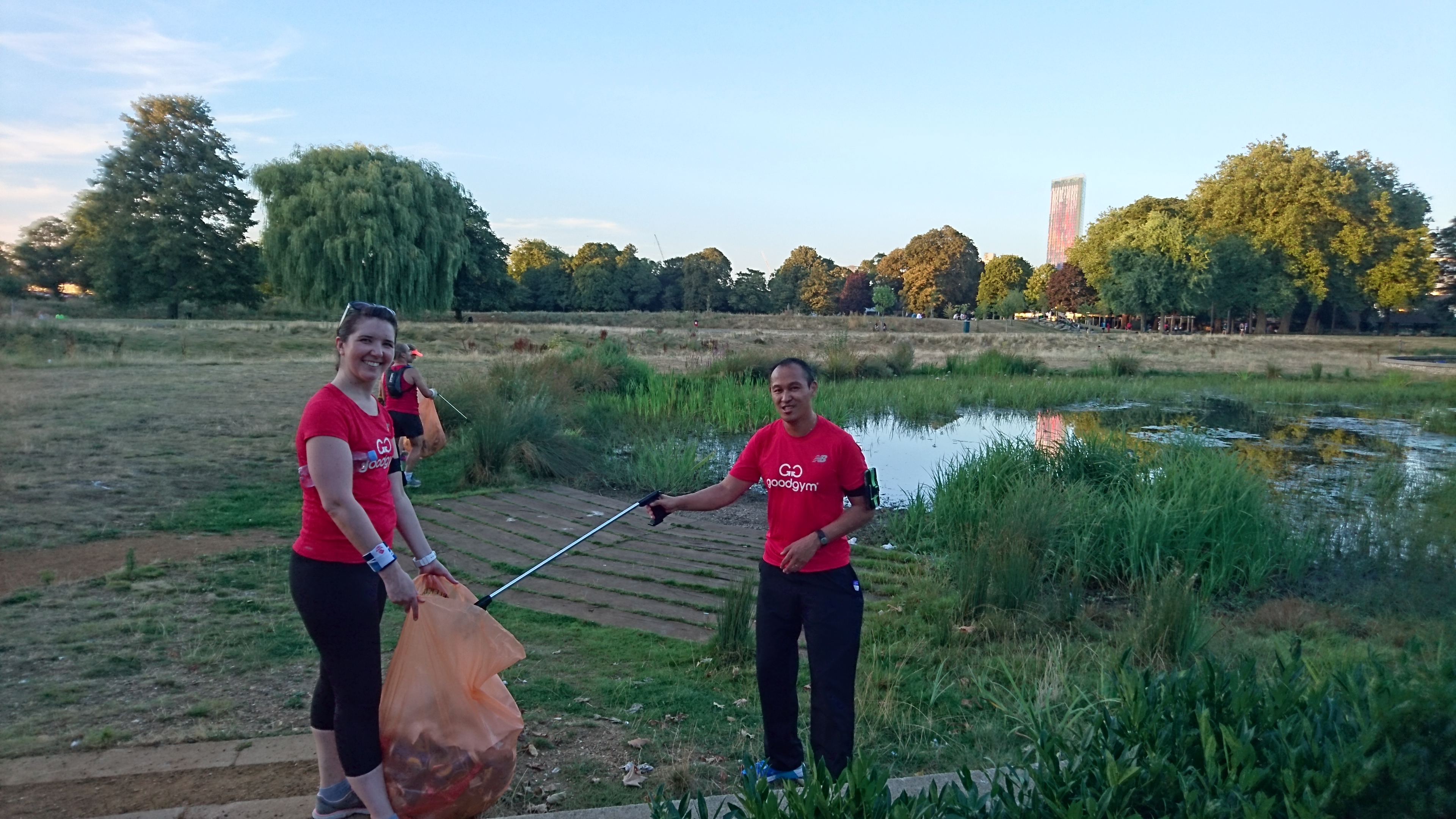 Summertime, and the litter pickin' is easy