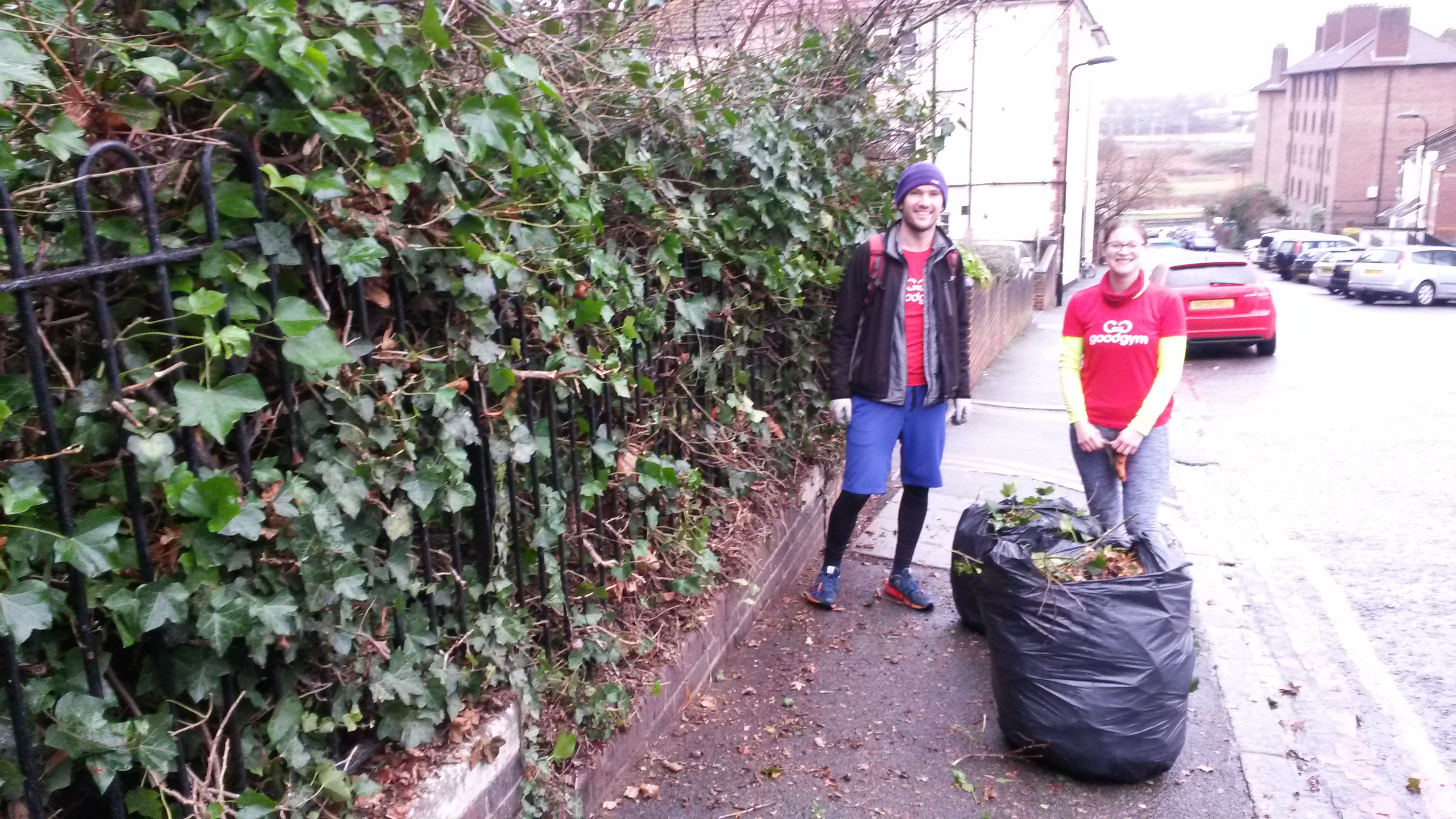 The brolly and the ivy