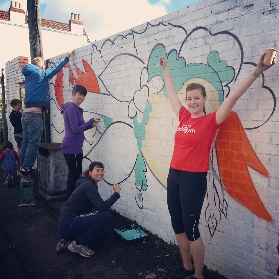 Painting the town red, goodgym style