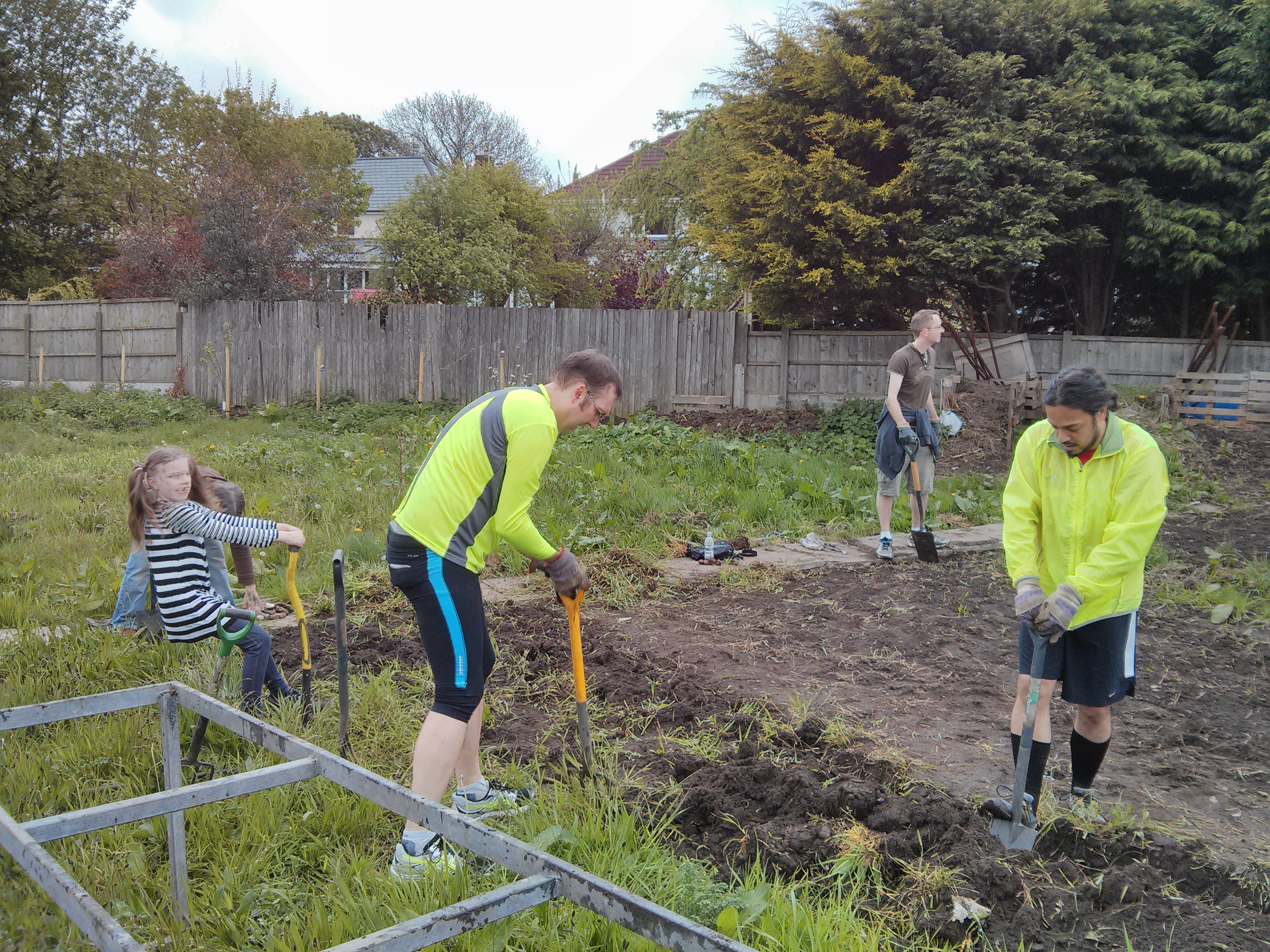 Spud bashing in Childwall