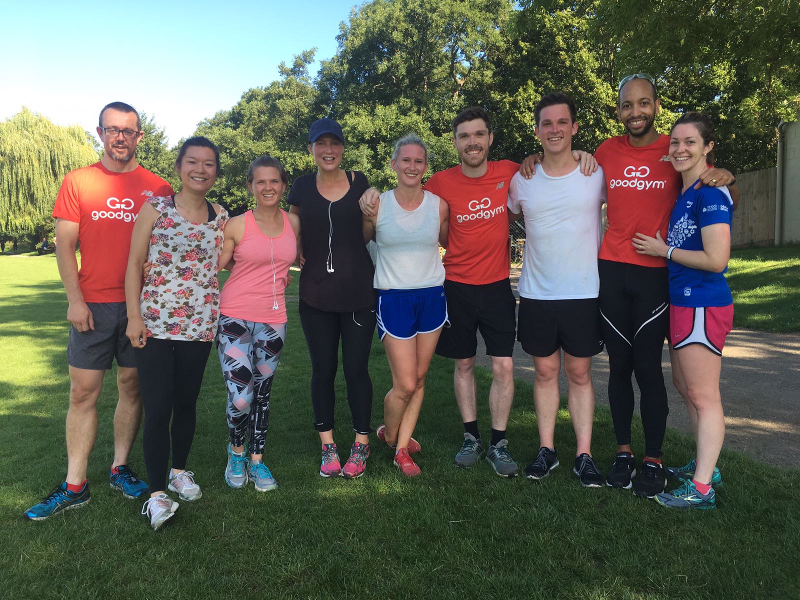 Wedding day parkrun - almost a GoodGym win!